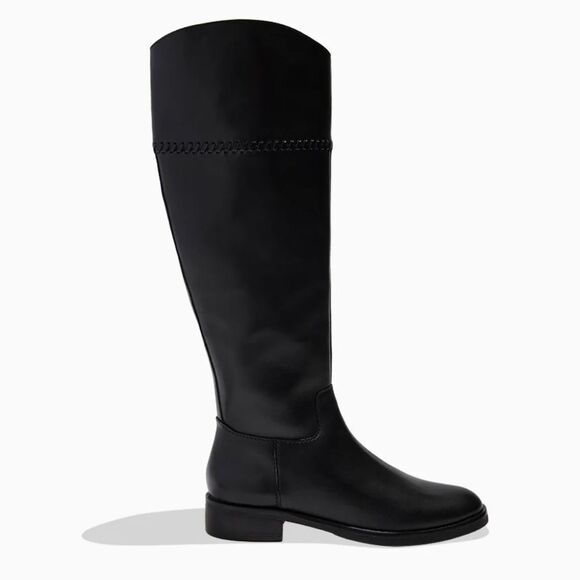 Jack Rogers Adaline Black Leather Riding Boots New! - Picture 5 of 14